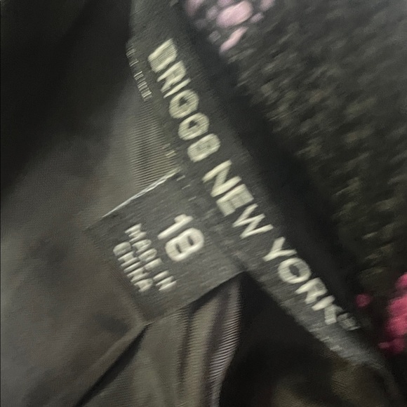 Briggs New York Black purple and Pink tweed coat - Picture 5 of 5